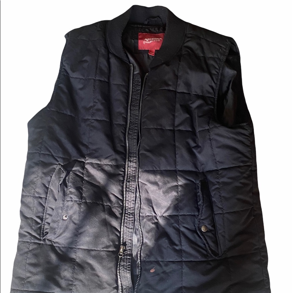 Women’s Black Arizona Jean Co Puffer Vest (Large)